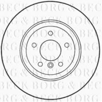 Borg & Beck BBD5976S - Disco de freno