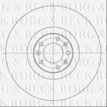 Borg & Beck BBD5985S - Disco de freno
