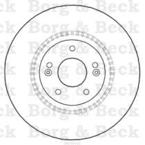 Borg & Beck BBD5993S - Disco de freno