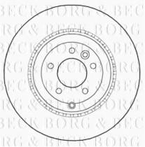 Borg & Beck BBD5996S - Disco de freno