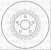 Borg & Beck BBD6000S - Disco de freno