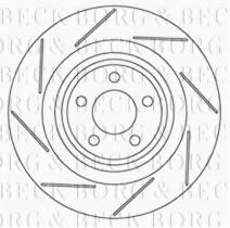 Borg & Beck BBD6007S - Disco de freno