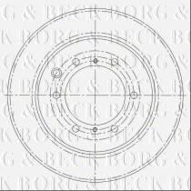 Borg & Beck BBD6008S - Disco de freno
