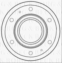 Borg & Beck BBD6015S - Disco de freno