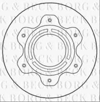 Borg & Beck BBD6026S - Disco de freno