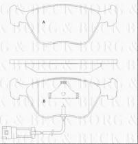 Borg & Beck BBD6054S