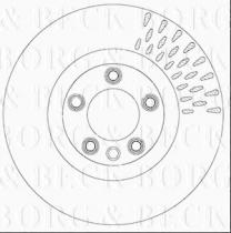 Borg & Beck BBD6055S - Disco de freno