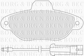 Borg & Beck BBP1059 - Juego de pastillas de freno