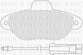 Borg & Beck BBP1059 - Juego de pastillas de freno