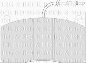 Borg & Beck BBP1065 - Juego de pastillas de freno