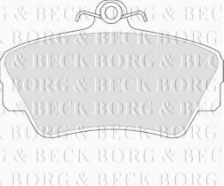 Borg & Beck BBP1081 - Juego de pastillas de freno