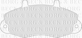 Borg & Beck BBP1107 - Juego de pastillas de freno