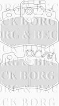 Borg & Beck BBP1111 - Juego de pastillas de freno