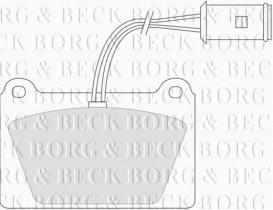 Borg & Beck BBP1113 - Juego de pastillas de freno