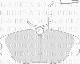 Borg & Beck BBP1129 - Juego de pastillas de freno