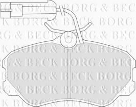 Borg & Beck BBP1142 - Juego de pastillas de freno