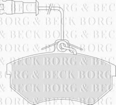 Borg & Beck BBP1146 - Juego de pastillas de freno