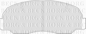 Borg & Beck BBP1206 - Juego de pastillas de freno