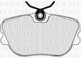 Borg & Beck BBP1238 - Juego de pastillas de freno