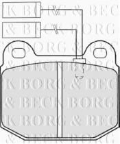 Borg & Beck BBP1254 - Juego de pastillas de freno