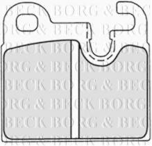 Borg & Beck BBP1255 - Juego de pastillas de freno
