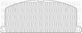 Borg & Beck BBP1267 - Juego de pastillas de freno