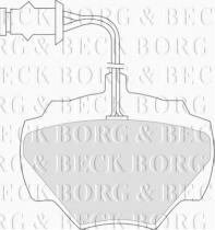 Borg & Beck BBP1279 - Juego de pastillas de freno