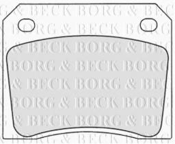 Borg & Beck BBP1281 - Juego de pastillas de freno