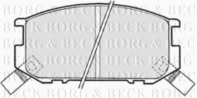 Borg & Beck BBP1318 - Juego de pastillas de freno