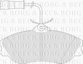 Borg & Beck BBP1324 - Juego de pastillas de freno