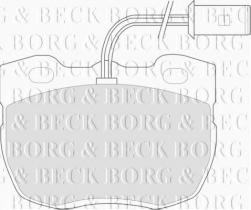 Borg & Beck BBP1327 - Juego de pastillas de freno
