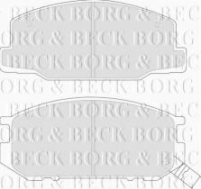 Borg & Beck BBP1345 - Juego de pastillas de freno
