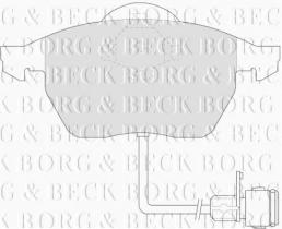 Borg & Beck BBP1392 - Juego de pastillas de freno