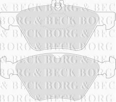 Borg & Beck BBP1393 - Juego de pastillas de freno