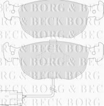 Borg & Beck BBP1394 - Juego de pastillas de freno