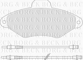 Borg & Beck BBP1400 - Juego de pastillas de freno