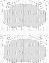 Borg & Beck BBP1401 - Juego de pastillas de freno