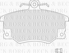 Borg & Beck BBP1410 - Juego de pastillas de freno