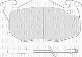 Borg & Beck BBP1414 - Juego de pastillas de freno