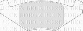 Borg & Beck BBP1415 - Juego de pastillas de freno