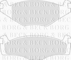Borg & Beck BBP1420 - Juego de pastillas de freno