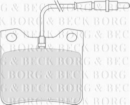 Borg & Beck BBP1421 - Juego de pastillas de freno