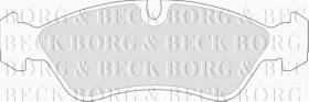 Borg & Beck BBP1423 - Juego de pastillas de freno