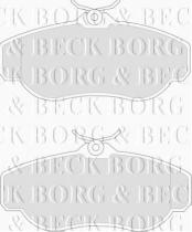 Borg & Beck BBP1429 - Juego de pastillas de freno