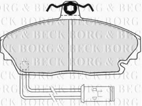 Borg & Beck BBP1432 - Juego de pastillas de freno