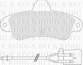 Borg & Beck BBP1437 - Juego de pastillas de freno