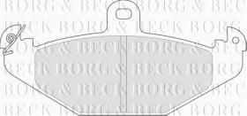 Borg & Beck BBP1478 - Juego de pastillas de freno