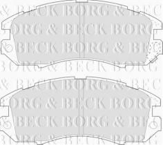 Borg & Beck BBP1480 - Juego de pastillas de freno