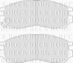 Borg & Beck BBP1484 - Juego de pastillas de freno