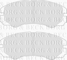 Borg & Beck BBP1485 - Juego de pastillas de freno